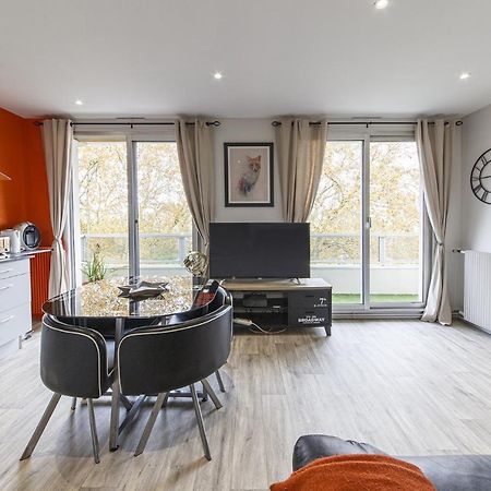 Chic Appartement Vue Sur Parc Au Calme Angers Bagian luar foto